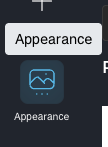 Appearance Settings Panel