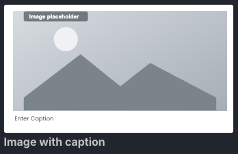 Image with Caption Layout
