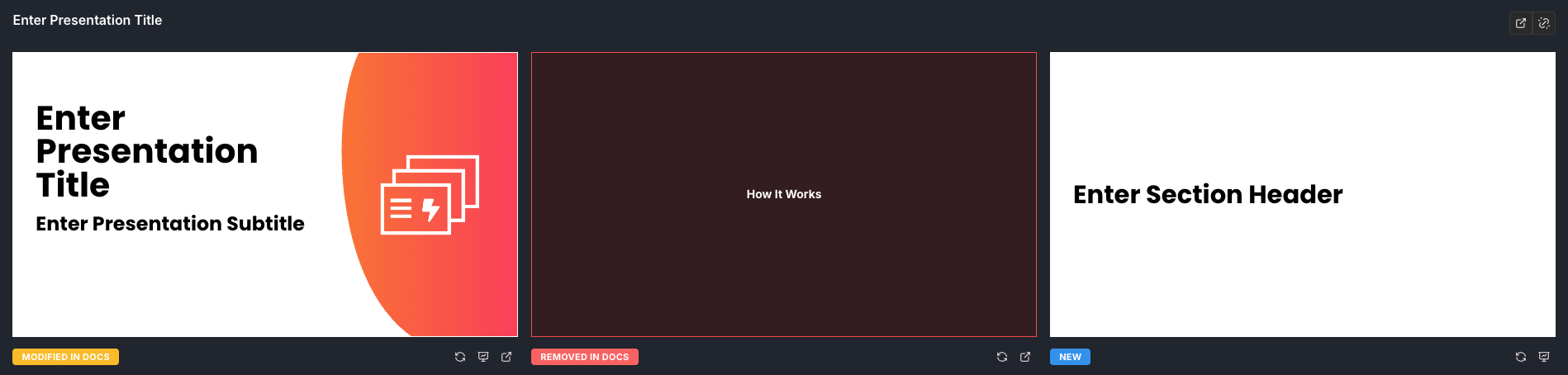 Sync Indicators